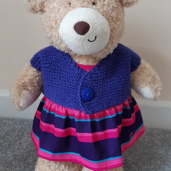 KNITTING PATTERN PDF Lobelia Cardigan for Teddy