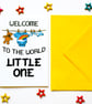 Cute Rainbow New Baby Card For A Newborn Boy, Girl, New Parents - Image 2