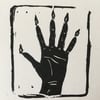 Hand of Glory linocut print