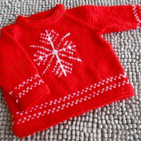 REDUCED 16" SnowflakeJumper
