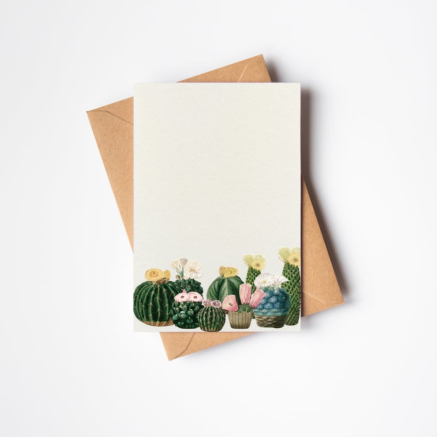 Botanical Card - Cactus Garden