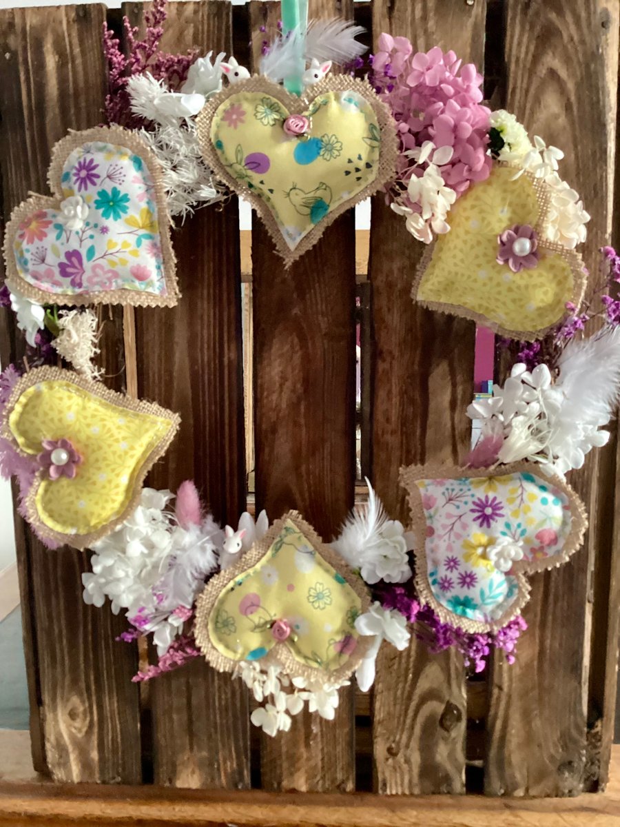 Happy Easter Spring Wreath -Unique