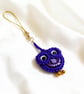 Handmade Purple Owl Charm – Macramé Phone or Bag Accessory with Bells - Image 4
