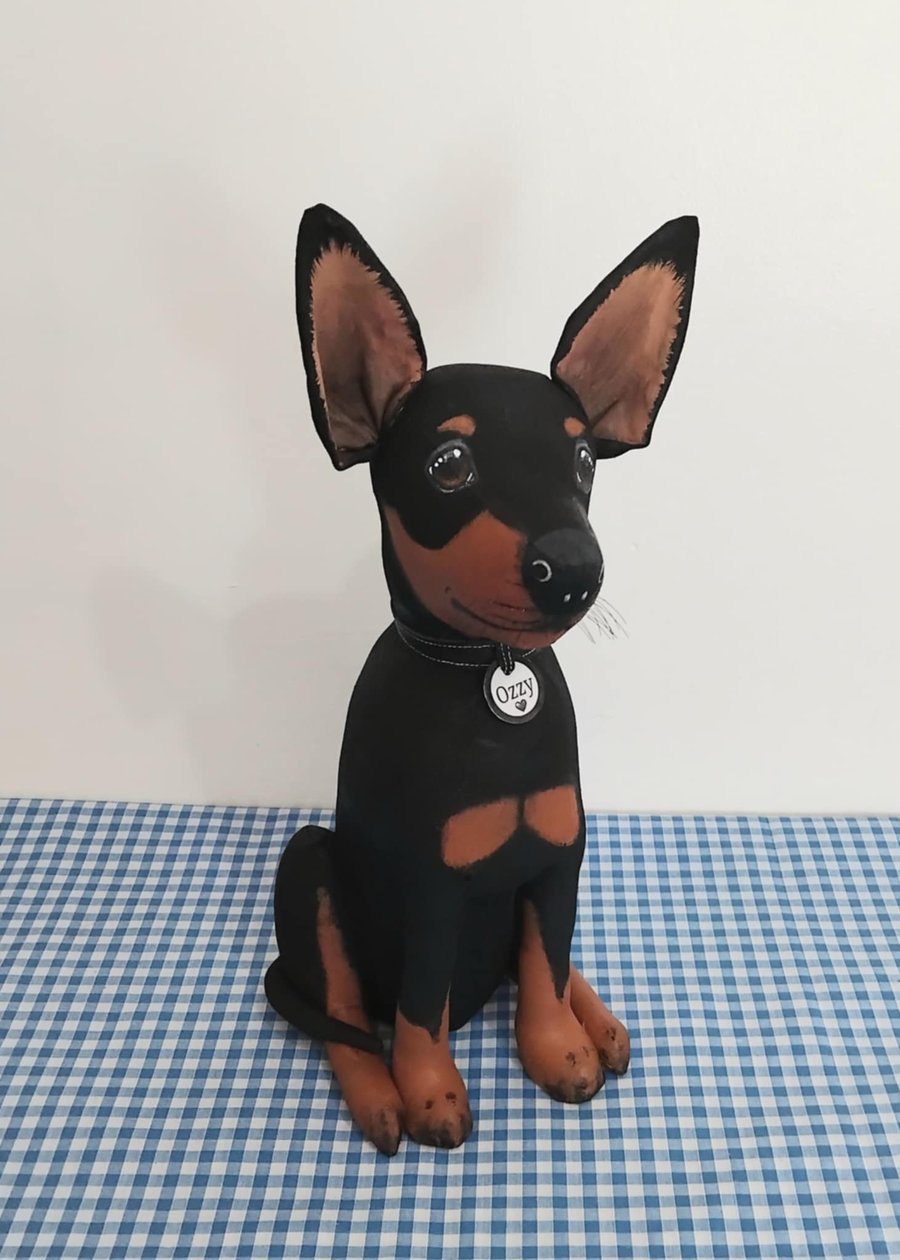 Fully personalised Miniature Pinscher and Manchester Terrier