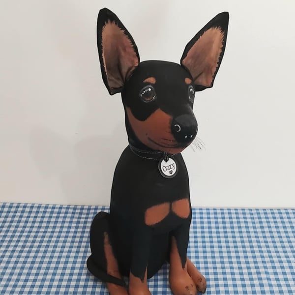 Fully personalised Miniature Pinscher and Manchester Terrier