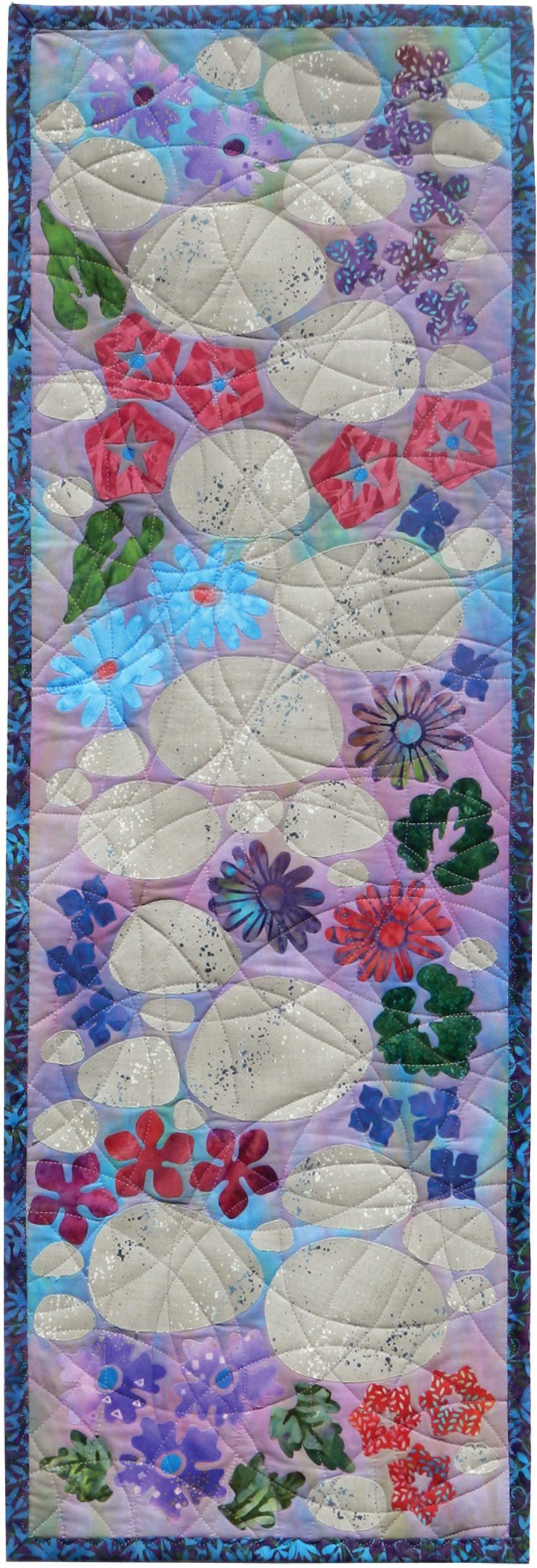 Rockery Garden Wall Quilt (A)