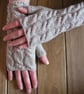 Fingerless Gloves Merino Wool Wrist Warmers - Image 1