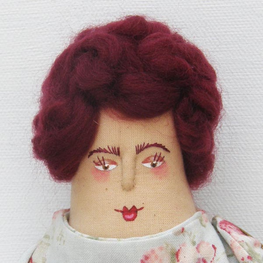 Tilda, a handmade rag doll