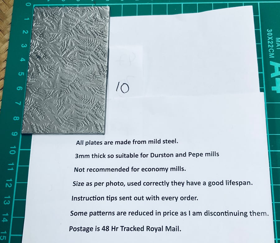 Rolling Mill Texture Plates 