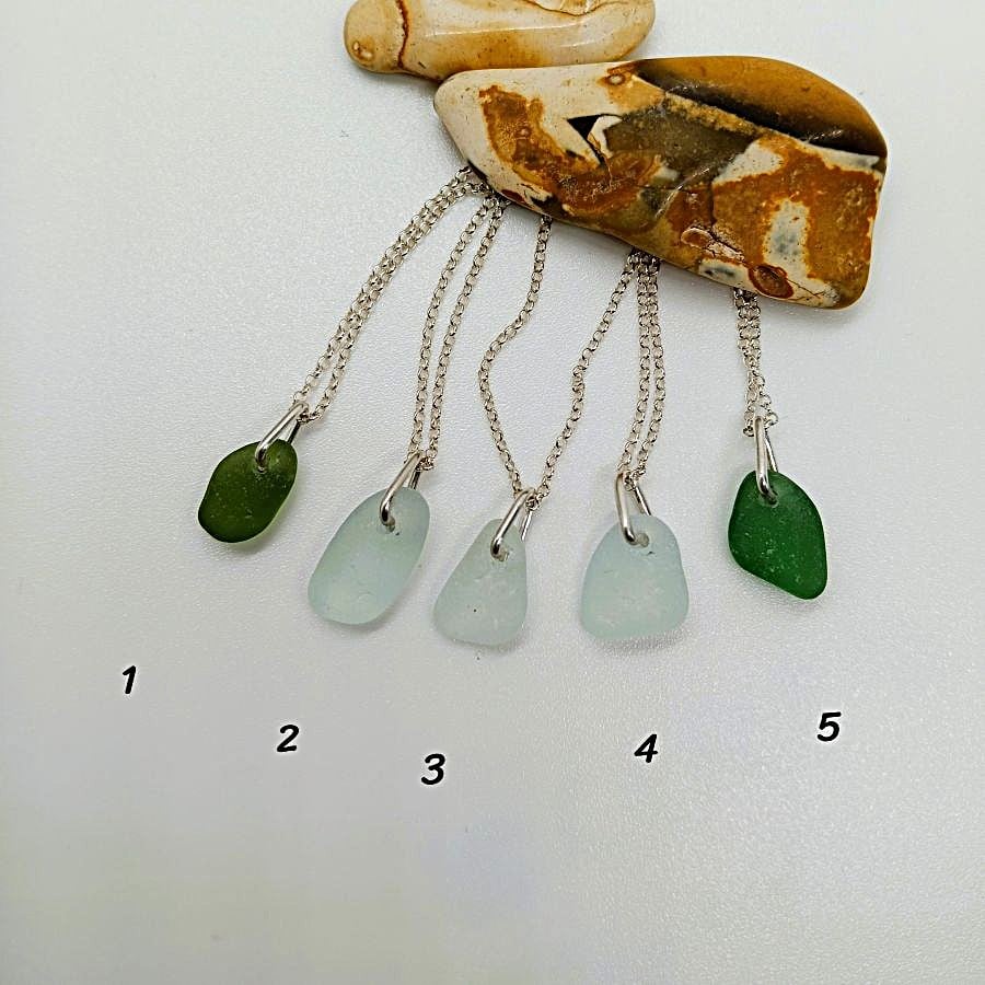 Sea glass Necklace Natural sea tumbled from seaham
