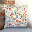 Elephant Print Cushion Cover