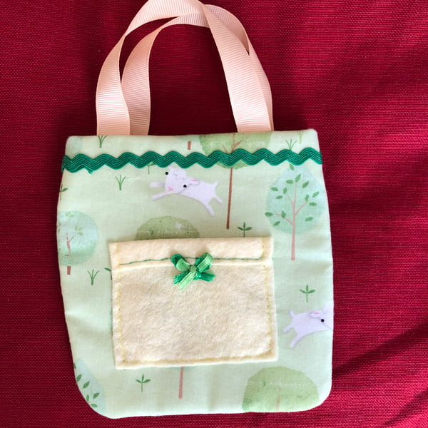 Child's Easter mini bag with pocket