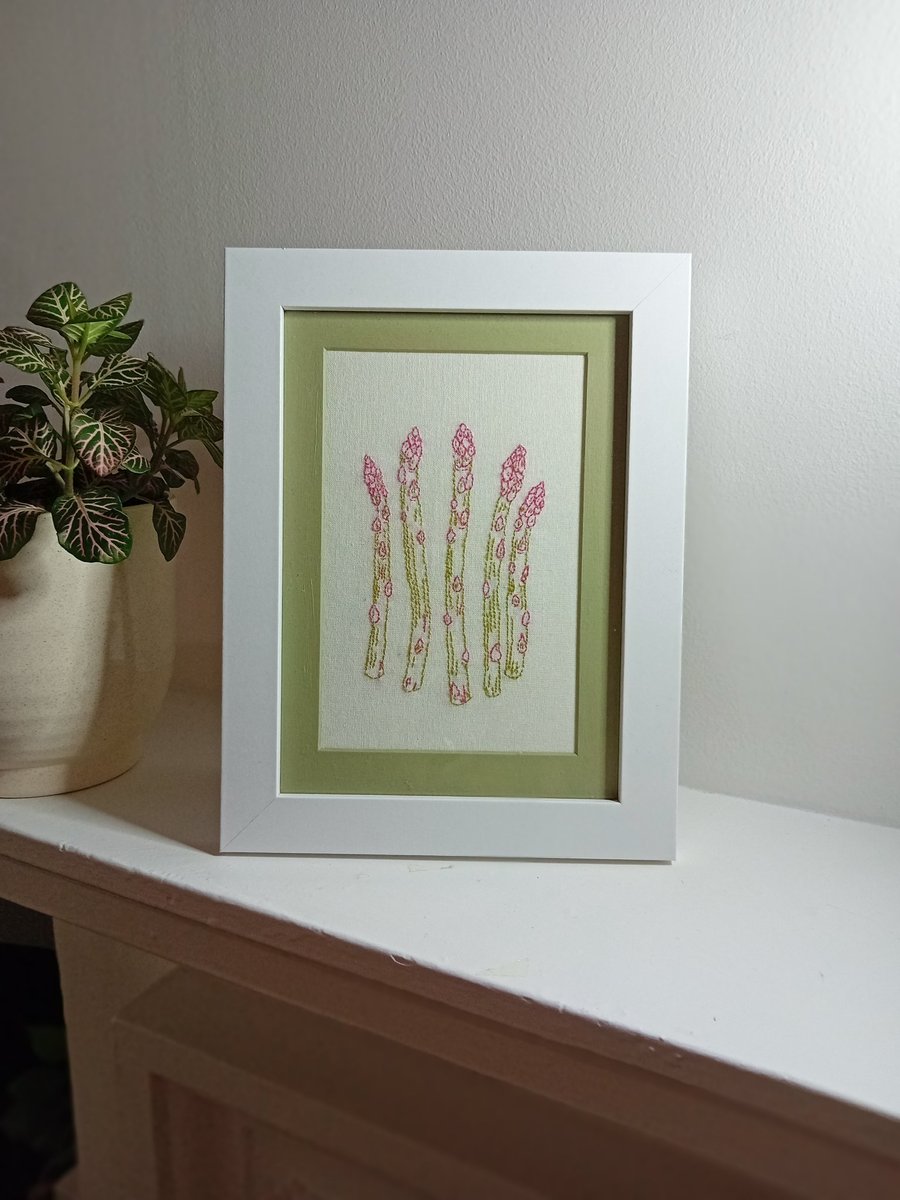 Hand Embroidered Framed Picture