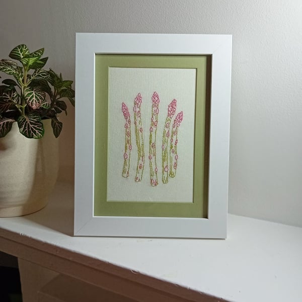 Hand Embroidered Framed Picture