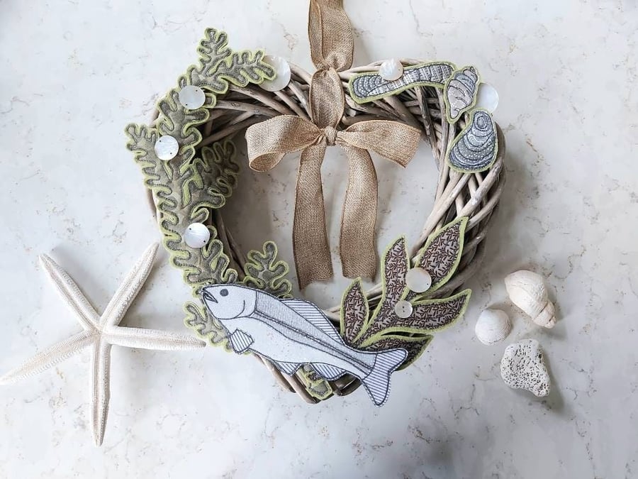 Under the Sea Wicker Wreath