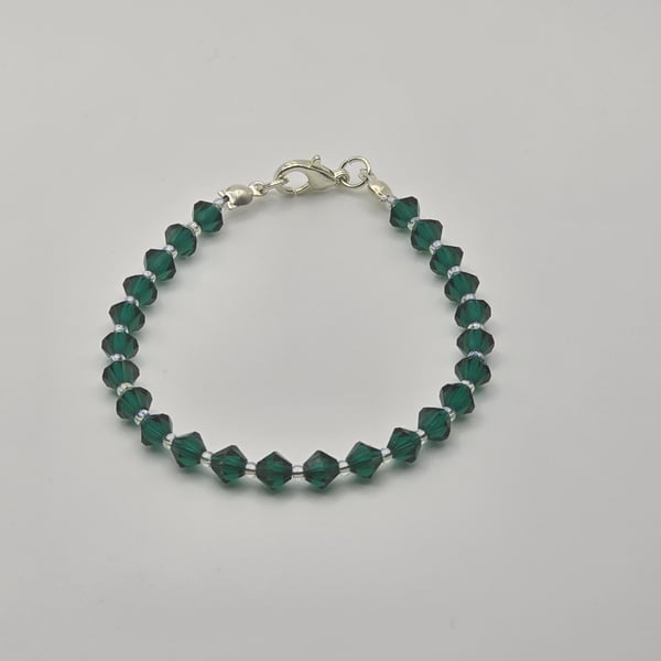 Preciosa Crystal Bracelet - Emerald