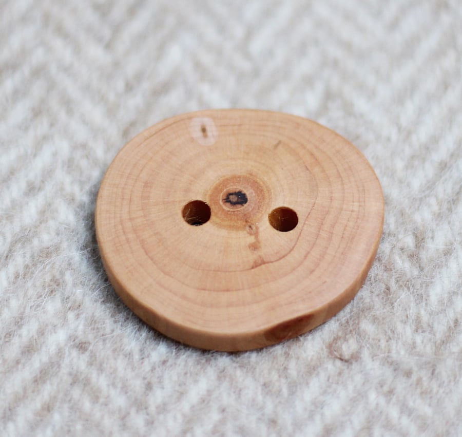Button wooden, large, eco, reclaimed timber, all natural handcrafted buttons