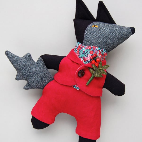 Mr Wolf in Dandy Red Suit