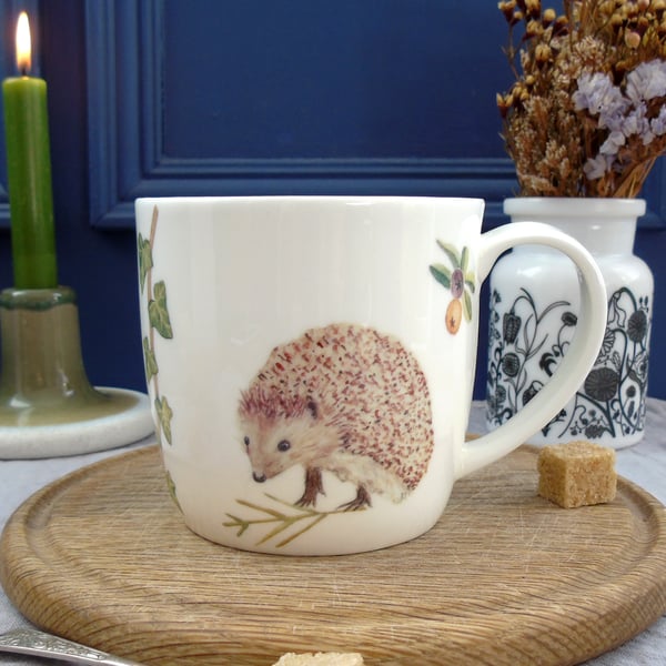 Hedgehog bone china Mug