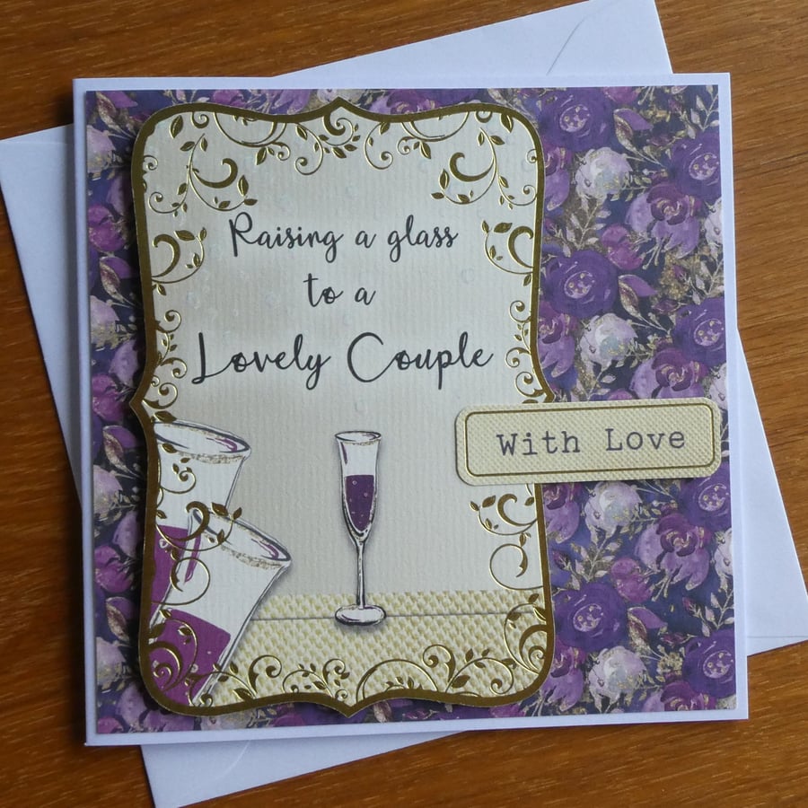 Anniversary Card - Lovely Couple - With Love