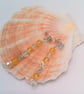 Citrine & Vintage Crystal Beaded Necklace & Earrings, Gift for Her, Mother's Day - Image 3