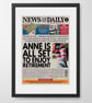 Personalised Retirement Gift Newspaper - Image 1