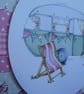 Retro Caravan Card - Just For You - Image 7