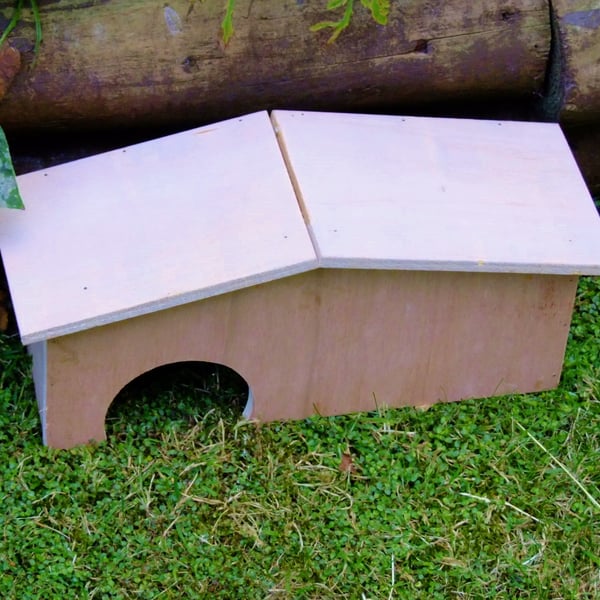 Wild frog toad newt house or shelter for garden creatures to overwinter in.