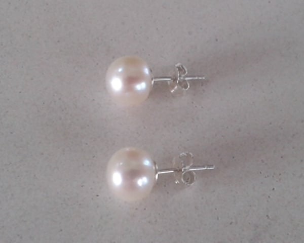 Pearl Stud Earrings