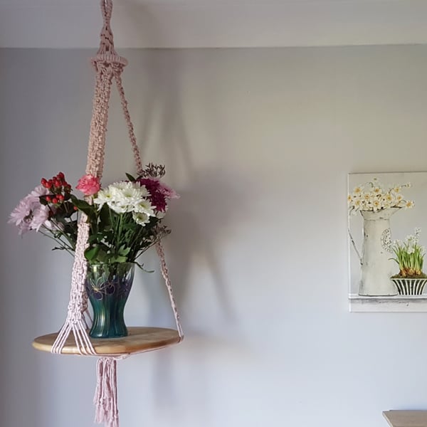 Pretty in Pink Plant Hanger