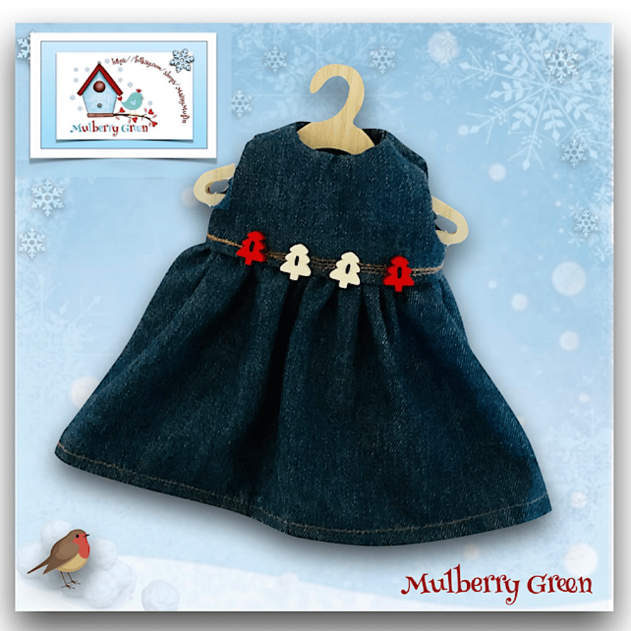 Christmas pinafore dress cheap