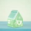 Small Ceramic House (Green)