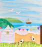 Boat & Bunting - printed greetings card - Image 2