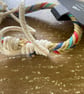 Handmade Braided Friendship Bracelet - Multicolor Adjustable  - Image 3