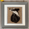 Needle Felted Badger