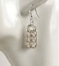 Chainmaille Sterling Silver Earrings  - Image 2