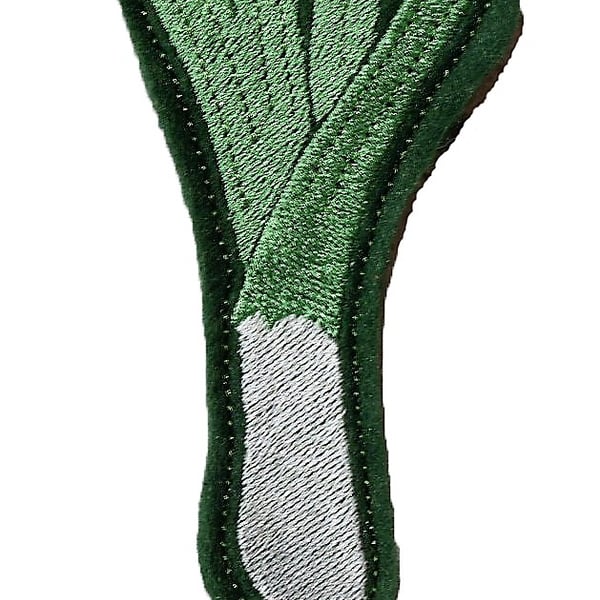Leek felt brooch perfect for St. David's Day, Welsh gift