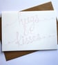 Hugs and kisses card - Image 1