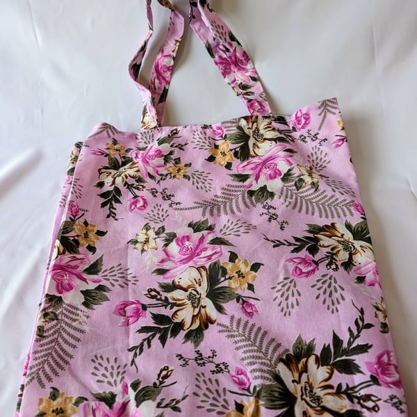 Handmade folding tote bag- personalised
