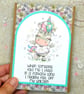 Greetings Card - unicorn, fantasy land, uplifting message, fun card - Image 6