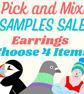 Earrings SAMPLES SALE, Pick and Mix, Choose 4 Items - Image 1