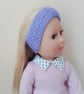 KNITTING PATTERN PDF Pretty Headbands for Doll - Image 3