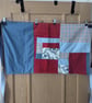 Apron - patchwork red, white, blue,  - Image 3