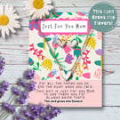 Mother's Day White Enamel Heart Necklace & Earring Set With Plantable Card