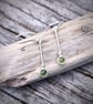 Sterling silver earrings with peridot - Image 3