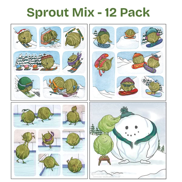 Sprout Mixed Pack - 12 Cards