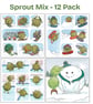 Sprout Mixed Pack - 12 Cards