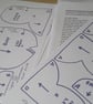 Pack of 2 Teddy bear sewing patterns, paper patterns to make your own bears - Image 4