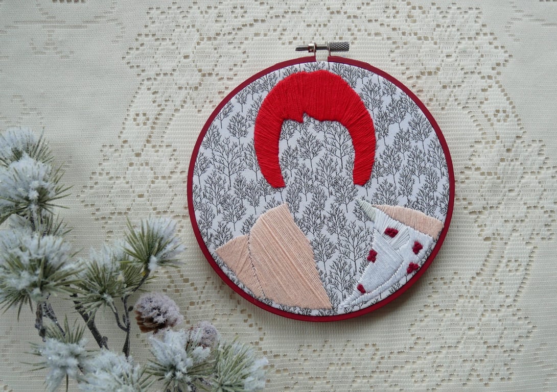 I Remember Everything - Twin Peaks Themed Embroidery Hoop