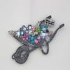 'Flowers from my Garden' Wheelbarrow - Hanging Decoration